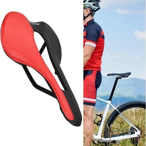 Hollow Bicycle Seat Good Filling Easy to Install Bike Seat Ergonomic Design Bike Saddle for Cycling