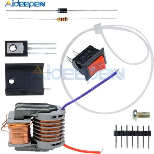 15KV DC 3.7-4.2V Inverter Electric Igniter18650 Battery DIY Kit High Frequency High Voltage Arc Ignition Generator Boost Step Up
