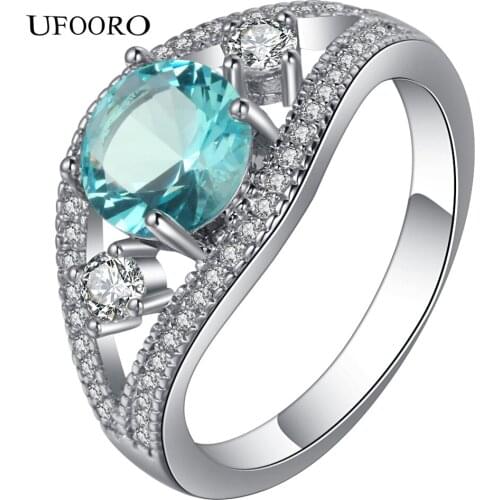 Crystal Rings For Women Multicolor Rhinestone Stainless Steel Charms Vintage Wedding Female 2017 New Teen Jewelry