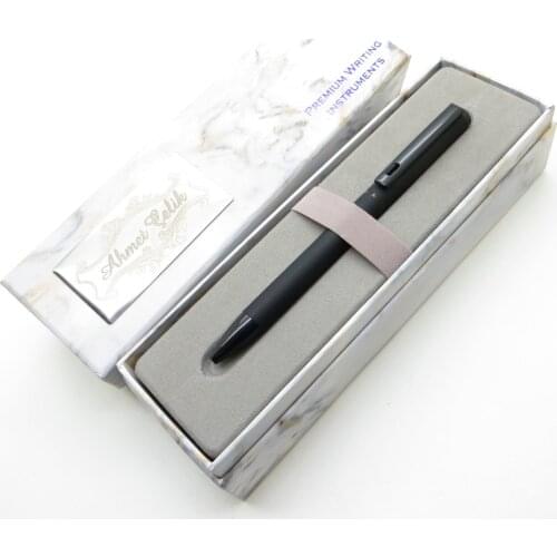 Wings Marble T170 Pastel Black Ballpoint Pen | İsme Special Pen | Gift Pen