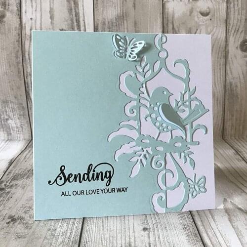 Metal Cutting for Lace Bird Butterfly Die Cuts for Card Making Crafts 2021 Stampin Up Stamps and Cutting Dies