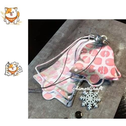 Christmas Bell Metal Cutting Dies Scrapbooking Stencil DIY Decorative Embossing Craft Die Cuts Card Making New Dies For 2019