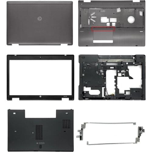 NEW Laptop LCD Back Cover/Front Bezel/Hinges/Palmrest/Bottom Case For HP ProBook 6560B 6570B 641202-001 641205-001 644695-001