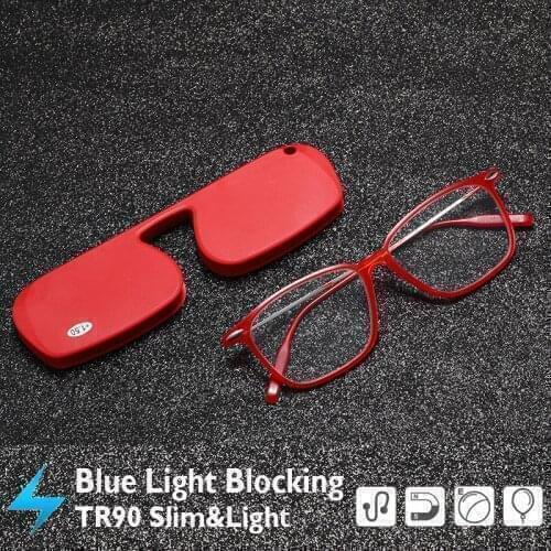 Eye protection Blue Light Blocking Reading Glasses,Comfortable Flex&Light TR90 material with Stainless steel arms