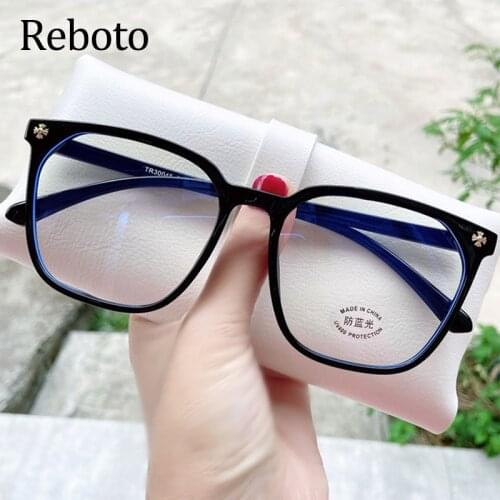Eyeglasses Optical Glasses Frame For Women Fashion Square Transparent Computer Anti Blue Light Glasses Spectacle Frame