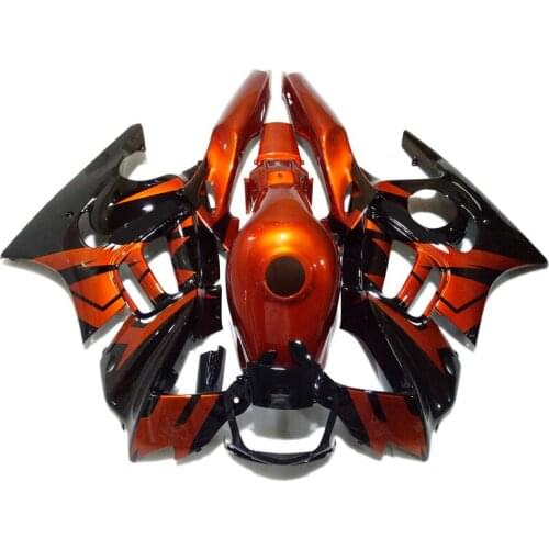 Orange blackfairing kit fit For Honda CBR600 F3 97 98 Full Body KitsNew Fairings Sell CBR 600 f3 1997 1998 LH75