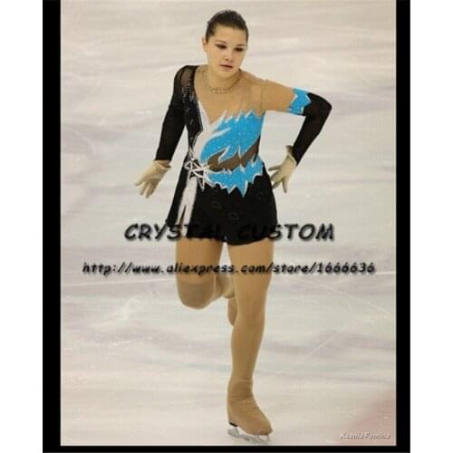 Crystal Custom Figure Skating Dresses Girls New Brand Ice Skating Dresses For Competition DR4592
