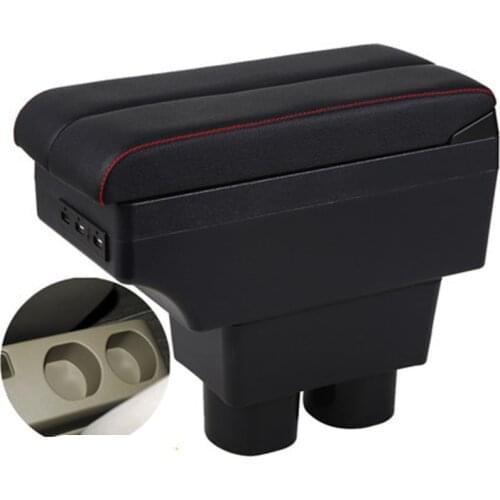 For Nissan Tiida Bluebird armrest box central Store content box USB Sylphy Tiida armrests box