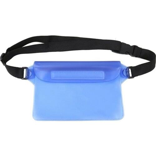 Underwater Waist Belt Bum Bag Beach Swimming Boating Waterproof Phone Pouch Sealing Drift Diving Shoulder Bags 3Colors
