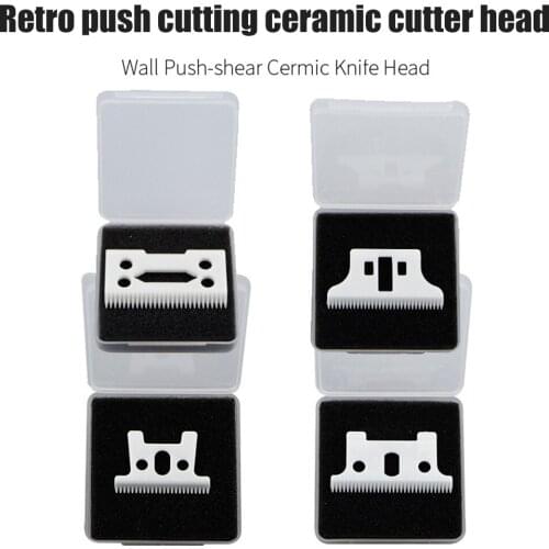 Professional ceramic Hair clipper blades Clipper ceramic T-Outliner Moveable cutter Bladefor Trimmer Cutter replacement blades