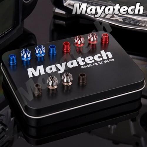 Maytech Antislip Stick Head 3D Colorful Control Rocker 3mm For FUTABA Frsky X9DSE X12S 4mm For JR Accessories