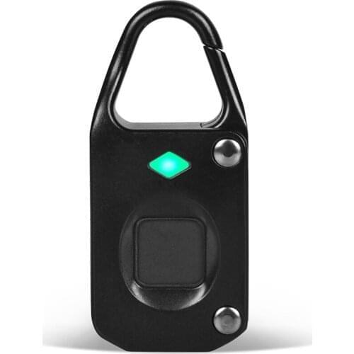 SD20 Small smart fingerprint security electronic backpack luggage cabinet door lock padlock