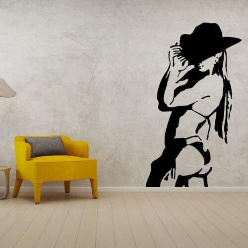 Sexy Girl In Bikini Mural Wall Decal Aesthetics Sports Sticker For Home BedRoom Decoration A002255