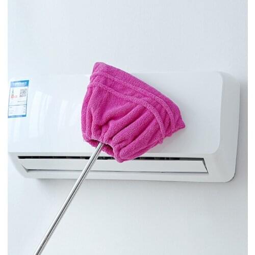 1Pcs Coral Velvet Broom Cover Cloth Reusable Multi Function Floor Mop Replacement Rag Cleaning Absorbent Household Products Tool