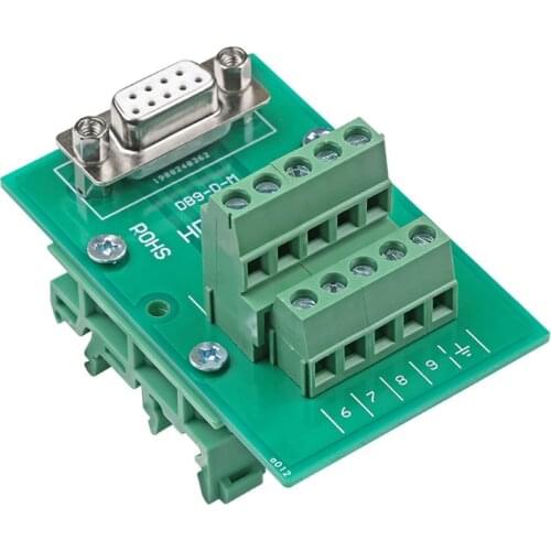 Connector Male/Female DB9 Interface Terminal Board Connection Module Terminal Panel Repeaters