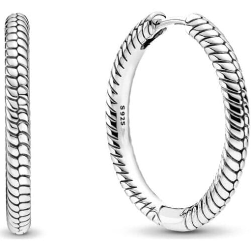 2021 New Hot Sale 925 Sterling Silve Round Earrings Women Fashion DIY Jewelry