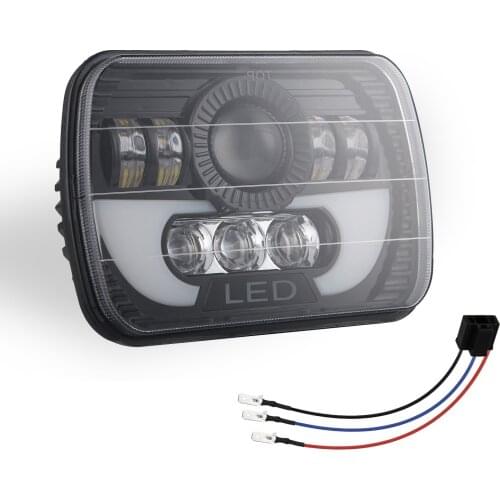 300W 5X7 Led Headlights Led Sealed Beam head light lamp With High Low Beam Led Headlight For Jeep Wrangler Yj Cherokee Xj
