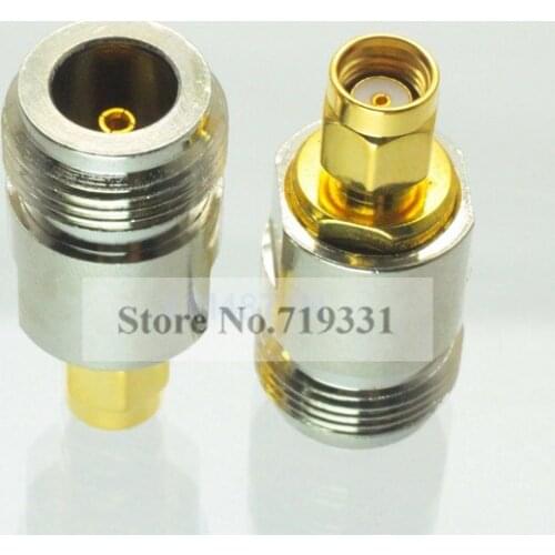 4pcs Adapter N female to RP.SMA jack male RF connector straight
