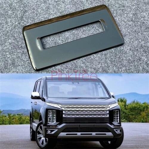 ABS Chrome Rear Rear Air Conditioning Adjustment Frame Car Decoration Accessories For Mitsubishi Delica 2020