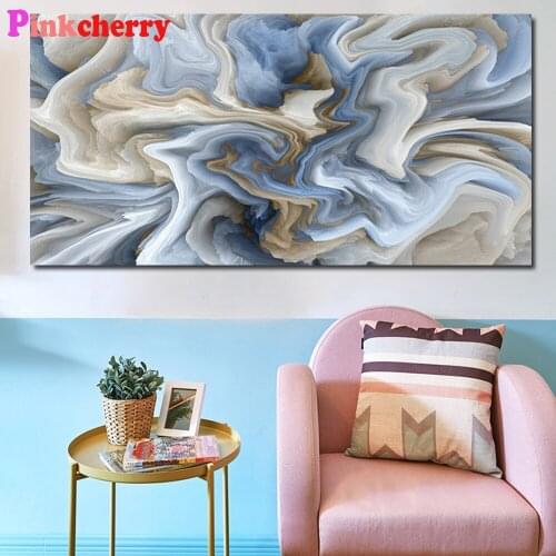Abstract Marble Textured Diamond Embroidery 5D DIY Diamond Painting new Diamond Mosaic needlework large size Entrance P41
