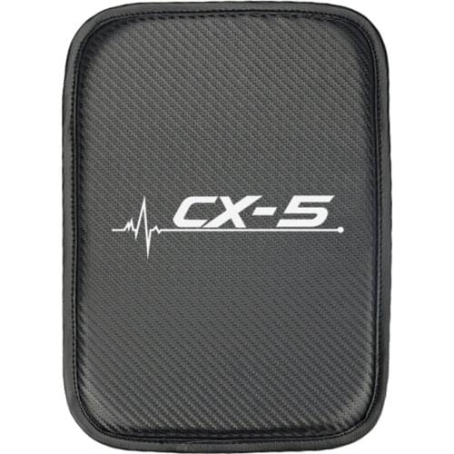 Car Armrest Pad Covers Auto Seat Armrests Storage Protection Cushion for Mazda CX5 CX-5 2017 2018 2019 Accessories Car Styling