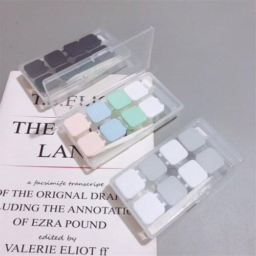 New style snap contact lens case Box Candy colors beauty lens case contact lens travel storage box