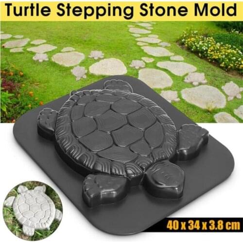 Manually Paving Cement Brick Molds Tortoise Shaped Path Maker Mold Garden Path Stone Molds Concrete Cement Mould
