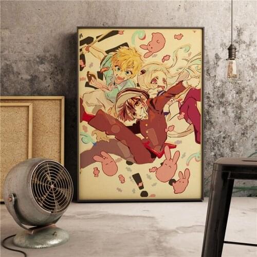 Jibaku Shounen Hanako-kun Anime Retro Wall Decor For Living Room Home Decor Art Decor Quality Canvas Painting Poster