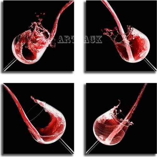 Red wine picture 5d diy diamond painting full square / round drill diamond embroidery mosaic wall decorative art painting