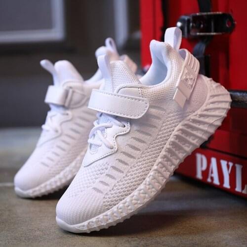 2020 New Children Breathable Mesh Casual Shoes Boy Black Sneakers Kids Autumn Sport Footwear Kids Shoes for Grils' Running Shoes