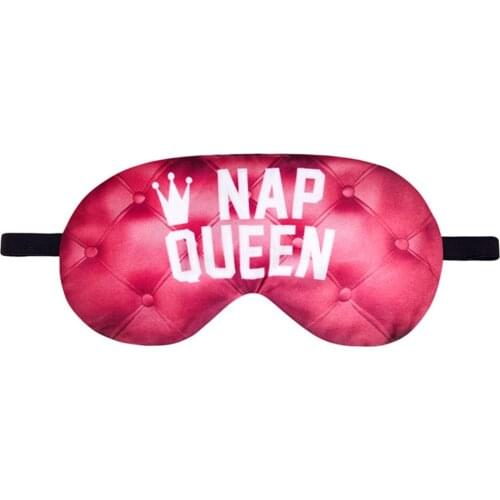 Eye Mask Creative Nap Queen Sleeping Mask Eyeshade Breathable Blindfold Headband Eyepatch Night Mask Home Eyepatch Health Care