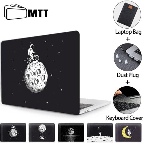 MTT Astronaut Cover Case For Macbook Air Pro 11 12 13 15 16 inch Touch Bar Funda 2020 Black Laptop Case Sleeve a2289 a2251 a2179