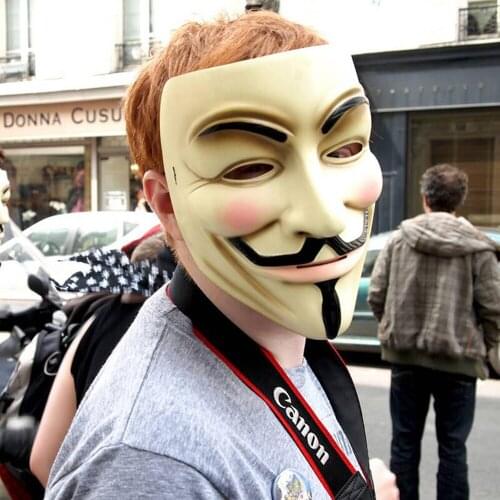 New Movie Series V-for-Vendetta Halloween Masquerade Hip Hop Carnival Adult Mask Costume Makeup Cospaly Festival Party Masks