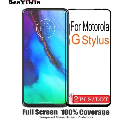 2PCS Original Full Cover Tempered Glass For Motorola G Stylus Scratch Proof Protective Case Film For Moto G Stylus XT2043 Glass
