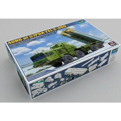 Trumpeter 01057 1/35 40N6 of 51P6A TEL S-400 Missile launch vehicle