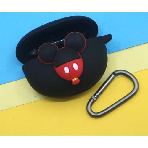 Cartoon Silicone Earphone Case For Beats Studio Buds Case Earphone Charging Box with Hook