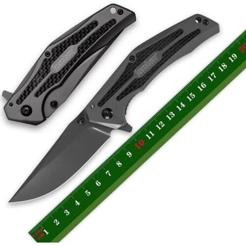 Kershaw DUOJET flipper folding knife 8Cr13Mov blade steel handle camping knife hunting fruit knife EDC tool 8300