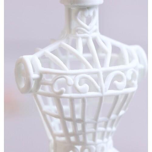1PC High Quality White For Doll Girl Gift Doll Hollow Clothes Hangers for Doll House Accessories