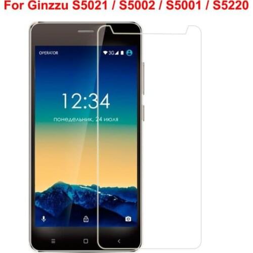 For Ginzzu S5021 S5002 S5001 S5220 Tempered Glass Steel Film Front Protector Replacemant Part Screen Protector Mobile Phone Film