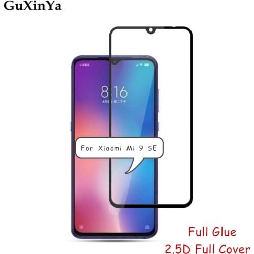 Screen Protector For Xiaomi Mi 9 SE Full Glue Glass Tempered Glass For Xiaomi Mi 9 / Mi9 SE Full Coverage Toughened Glass