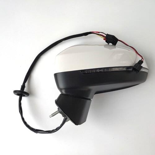 New Power Heated& Adjustable Glass LED Turn Signal Side View Mirror For Audi A3 Sedan 2013-2018