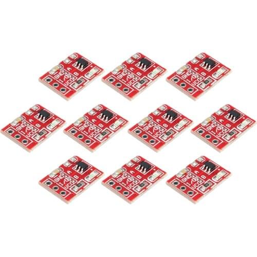 10PCS Self-Locking/No-Locking 2.5-5.5V TTP223 Touch Key Switch Module