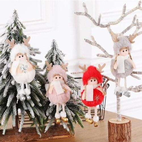 Angel Doll Christmas Decorations for Home Xmas Gift Christmas Tree Toys Christmas Ornaments Year 2021 Navidad Room Decoration