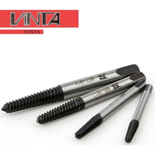 Free Shipping 5 pcs/set Broken Stud Spanner Screw Extractor Drill Easy Guide Damaged Bolt Removers Wrench Drift Holder