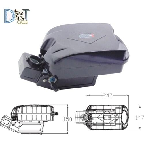 Free shipping Electric booser foldable bike 1000W 500W 250W 36V 48V little frog battery seat tube battery pack with charger