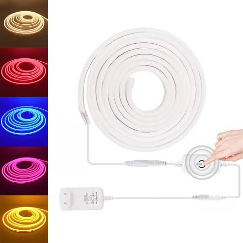 Dimmerable LED Strip DC 12V Waterproof White Pink Red Blue Green SMD 2835 120LEDs/m Flexible Ribbon Neon Strip for Home Decor