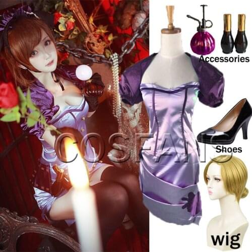 Game Identity V Vera Nair Cosplay Costumes Flavorist Dress Role Play Prop halloween costumes for women men Wigs and shoes