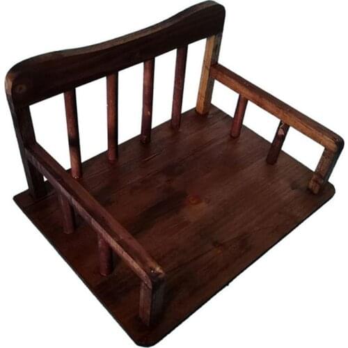Newborn Small Wooden Bed Photography Props Cot Baby PhotoStudio Props Photo Home Accessories