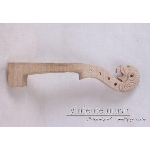 New 4/4 Violin Neck New hand carved white 1 pcs 2-6