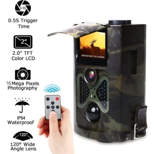 Hunting Trail Camera 16MP 1080P Wildlife Cameras Photo-traps Forest Wildcamera HC550A Photo Video Trap Tracking Surveillance